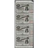 Image 1 : Uncut Sheet of (4) State of Louisiana Baby Bond Obsolete Notes