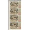 Image 1 : Uncut Sheet of (4) State of Louisiana Baby Bond Obsolete Notes