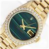 Image 1 : Rolex Ladies 18K Yellow Gold Diamond President Wristwatch with Rolex Box