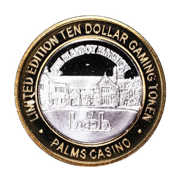 .999 Silver Palms Casino Las Vegas, NV $10 Casino Limited Edition Gaming Token