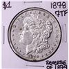 Image 1 : 1878 7TF Reverse of 1879 $1 Morgan Silver Dollar Coin