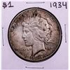 Image 1 : 1934 $1 Peace Silver Dollar Coin