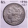 Image 1 : 1890-CC $1 Morgan Silver Dollar Coin