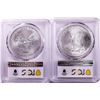 Image 2 : Lot of (2) 2021 Type 1 & 2 $1 American Silver Eagle Coins PCGS MS69