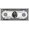 Image 1 : 1914 $5 Federal Reserve Note Kansas City