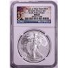 Image 1 : 2014(W) $1 American Silver Eagle Coin NGC MS69 Early Releases West Point Mint