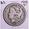 Image 1 : 1903-S $1 Morgan Silver Dollar Coin