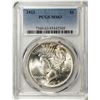 Image 1 : 1923 $1 Peace Silver Dollar Coin PCGS MS63