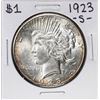 Image 1 : 1923-S $1 Peace Silver Dollar Coin