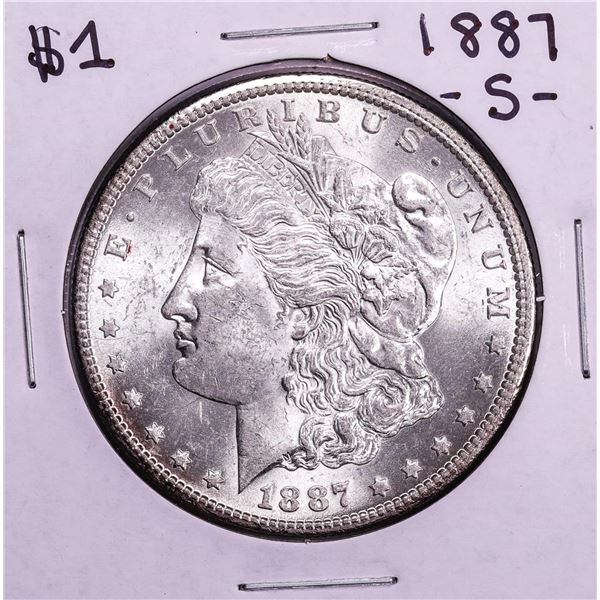 1887-S $1 Morgan Silver Dollar Coin