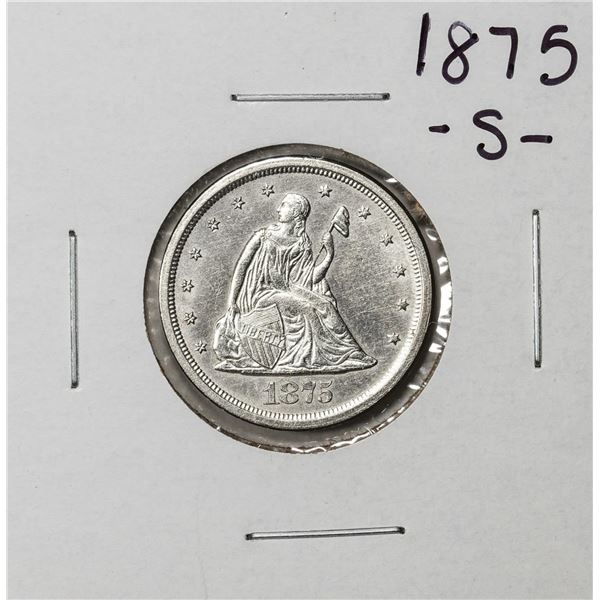 1875-S Seated Liberty Quarter Coin