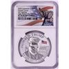 Image 1 : 2020 Cameroon 1000 Francs High Relief Donald Trump Silver Coin NGC PF70 Ultra Cameo