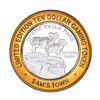 Image 1 : .999 Silver Sam's Town Las Vegas, Nevada $10 Limited Edition Casino Gaming Token