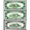 Image 2 : Lot of (2) 1934 & (1) 1934D $10 Silver Certificate Notes