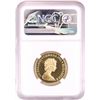 Image 2 : 1981 Proof Canada $100 National Anthem 1/2 oz Gold Coin NGC PF 69 Ultra Cameo