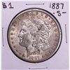 Image 1 : 1887-S $1 Morgan Silver Dollar Coin