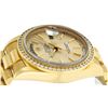 Image 7 : Rolex Men's 18K Yellow Gold 1.0 ctw Diamond Day Date President Wristwatch With Rolex Box