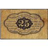 Image 2 : July 17, 1862 First Issue Twenty-Five Cents Fractional Currency Note