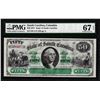 Image 1 : 1872 $50 State of South Carolina Obsolete Note PMG Superb Gem Unc 67EPQ