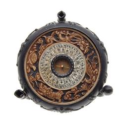 Hand Carved Chinese Marble Compass  (ANT-638)