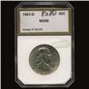 Image 3 : 1963D Franklin Half Dollar Coin Unc Gem+ (COI-1570)
