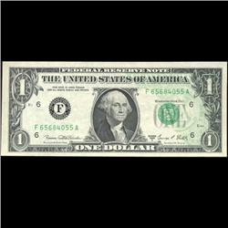 1969 RARE $1 Bill Printing Error (COI-1883)