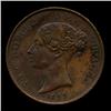 1853 Gt. Britian 1/2 Penny High Grade (COI-3469)