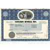 1981 Caesars World Inc Stock Certif  (COI-381)