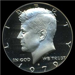 1979 T1 Kennedy Proof Half Coin GEM Grade PR70 DCAM (COI-4034)