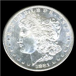 1881S Morgan Dollar MS64+ PROOFLIKE Scarce Variety (COI-4062)