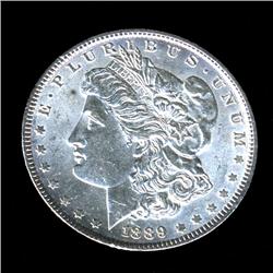 1889 Morgan Dollar MS63+ Scarce Variety (COI-4063)
