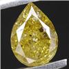 .48ct Pear Cut Unheated Gold Yellow Diamond RETAIL $3550 (GEM-4378)
