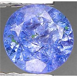 0.57ct VERY RARE Round Cut Top AAA Blue Natural Tanzanite CLEAN RETAIL $600 (GEM-7133)