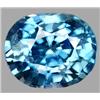 1.64ct RARE Top AAA Oval Cut Swiss Blue Zircon VVS RETAIL $1750 (GEM-7259)