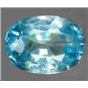 1.33ct RARE Top AAA Oval Cut Sky Blue Zircon VVS RETAIL $1600 (GEM-7293)