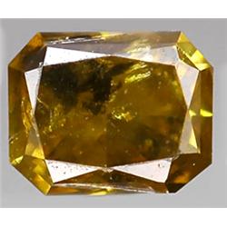 0.25ct RARE Oct RARE agon Cut Unheated Fancy Diamond RETAIL $1550 (GEM-7335)