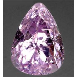 4.33ct RARE Pear Cut Top AAA Mozambique Light Pink Kunzite RETAIL $2950 (GEM-7343)