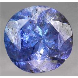 0.69ct VERY RARE  Round Cut Top AAA Blue Natural Tanzanite RETAIL $750 (GEM-7354)