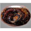 61.38ct RARE Oval Cab Multicolor 100%Natural Boulder Opal RETAIL $4850 (GEM-7365)