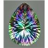 Image 1 : 17.65ct Pear Concave Cut Top AAA Rainbow Mystic Quartz FLAWLESS RETAIL $1250 (GEM-7434)