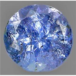 0.65ct VERY RARE  Round Cut Top AAA Blue Natural Tanzanite VS/SI RETAIL $750 (GEM-7435)
