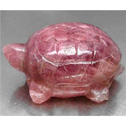 34.80ct Hand Carved Rich Purple Ruby Turtle  RETAIL $2750 (GEM-7447)