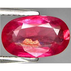 2.12ct RARE Top AAA Mozambique Pink Red Ruby VS Oval Cut  RETAIL $2050 (GEM-7574)