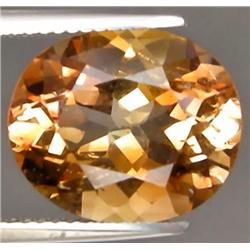 9.23ct RARE Oval Cut Top AAA Imperial Topaz VVS RETAIL $6750 (GEM-7587)