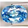 3.07ct RARE Attractive Top Sea Foam Blue Zircon Cambodia VVS RETAIL $2600 (GEM-7814)