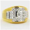 .8ct VVS Diamond Mens New 22k Gold Ring (JEW-1127)