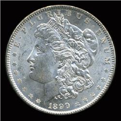 1890 Morgan Dollar Choice+ Uncirculated RARE Variety (COI-4100)