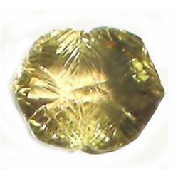 8ct RARE AAA Quality Flawless Carved Yellow Citrine RETAIL $1150 (GEM-4714C)