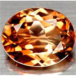 3.05ct RARE Sparkle Oval Natural Best Imperial Champagne Topaz VVS RETAIL $3200 (GEM-7012A)