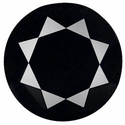 5.92ct VERY RARE Excellent Deep Black Natural Diamond RETAIL $25000 (GEM-7872)